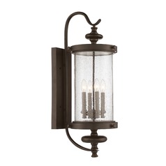 Palmer 33.5-Inch Outdoor Wall Light in Walnut Patina by Savoy House
