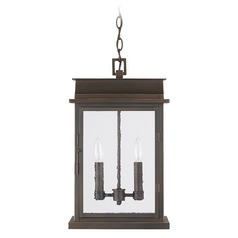 Bolton Outdoor Hanging Light in Oiled Bronze by Capital Lighting