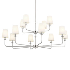 Pallas 12-Light Chandelier in Polished Nickel by Kichler Lighting