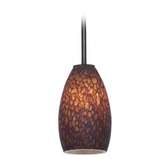 Champagne Oil Rubbed Bronze LED Mini Pendant by Access Lighting