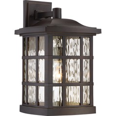 Stonington Palladian Bronze Outdoor Wall Light by Quoizel Lighting