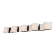 Alico Lighting Pandora Polished Matte Nickel Bathroom Light