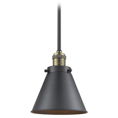 Appalachian Black Antique Brass Mini Pendant by Innovations Lighting