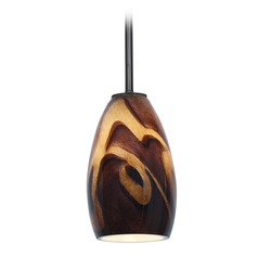 Champagne Oil Rubbed Bronze LED Mini Pendant by Access Lighting