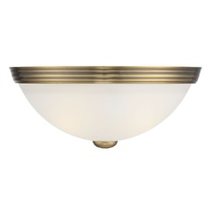 11-Inch Flush Mount in Warm Brass by Savoy House