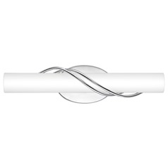 Serenade Polished Chrome LED Bathroom Light by Quoizel Lighting
