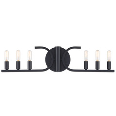 Designers Fountain Skye Matte Black Bathroom Light