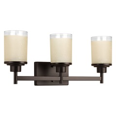 Alexa Antique Bronze Bathroom Light by Progress Lighting