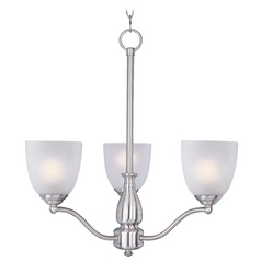 Stefan Satin Nickel Chandelier by Maxim Lighting