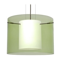 Besa Lighting Pahu Bronze LED Pendant Light