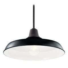 Pier 16.50-Inch Black Outdoor Hanging Light by Kichler Lighting