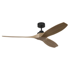 Visual Comfort Fan Collection Collins Smart 60 Midnight Black Ceiling Fan Without Light