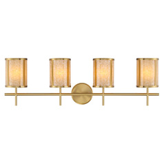 Savoy House Lighting Camden Warm Brass Bathroom Light