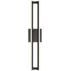Afx Lighting Cass Black LED Vertical Bathroom Light