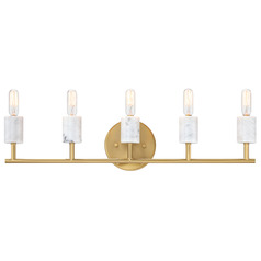 Designers Fountain Star Dust Brushed Gold Bathroom Light