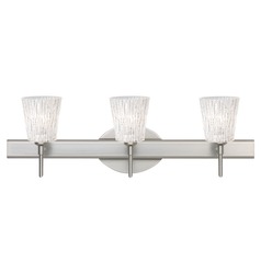 Besa Lighting Nico Satin Nickel Bathroom Light