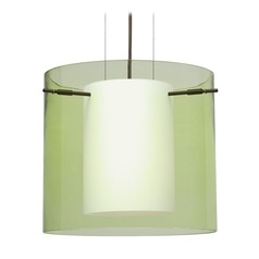 Besa Lighting Pahu Bronze LED Pendant Light