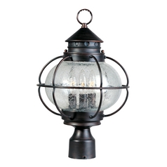 Portsmouth Oil Rubbed Bronze Post Light by Maxim Lighting