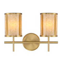 Savoy House Lighting Camden Warm Brass Bathroom Light