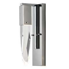 Quartz LED Wall Sconce in Polished Chrome by ET2 Lighting
