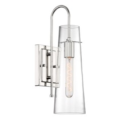 Alondra Polished Nickel Sconce by Satco Lighting