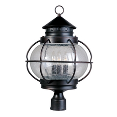 Portsmouth Oil Rubbed Bronze Post Light by Maxim Lighting