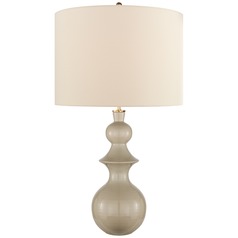 Kate Spade New York Saxon Lamp in Dove Grey by Visual Comfort Signature