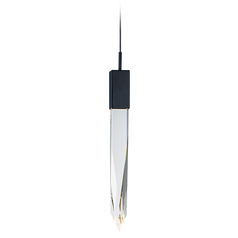 Quartz LED Mini Pendant in Black by ET2 Lighting