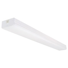 4ft Connectible 40W LED Wide Strip with Motion Sensor by Satco Lighting