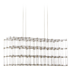 Linwood 31-Inch Linear Chandelier in Chrome by Eurofase Lighting