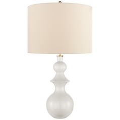 Kate Spade New York Saxon Lamp in New White by Visual Comfort Signature