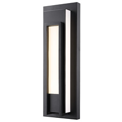 Keaton Black LED Outdoor Wall Light by Z-Lite