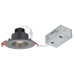 Recesso 3 Inch IC Rated Adjustable Black Reflector 2700K