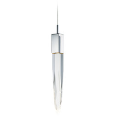Quartz LED Mini Pendant in Polished Chrome by ET2 Lighting