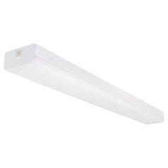 4ft Connectible 40W LED Wide Strip with Microwave Motion Sensor 5000K by Satco Lighting