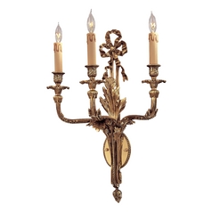 Sconce Wall Light in French Gold by Metropolitan Lighting