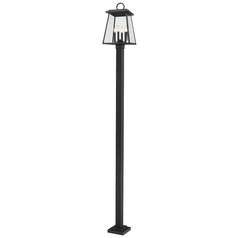 Broughton Black Post Light by Z-Lite