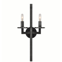 Kelly Wearstler Liaison Double Sconce in Bronze by VC Signature