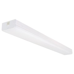 4ft 40W LED Connectible Wide Strip with EM Backup 120-277V 4000K 4829LM by Satco Lighting