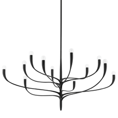 Labra 52-Inch Chandelier in Aged Iron by Hudson Valley Lighting