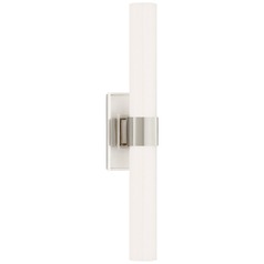 Ian K. Fowler Presidio Double Sconce in Nickel by Visual Comfort Signature