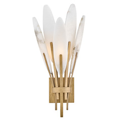 Fredrick Ramond Nerine Burnished Gold LED Sconce
