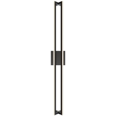 Afx Lighting Cass Black LED Vertical Bathroom Light