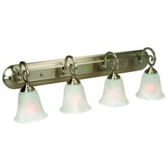 Cecilia 32-Inch Brushed Polished Nickel Bath Light by Craftmade Lighting