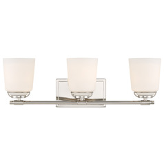 Designers Fountain Stella Polished Nickel Bathroom Light