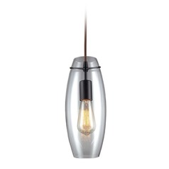 Elk Lighting Menlow Park Vintage Mini-Pendant Light with Clear Glass