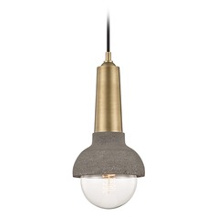 Macy Aged Brass Pendant by Mitzi by Hudson Valley