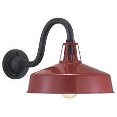 Cedar Springs Red Outdoor Wall Light by Progress Lighting