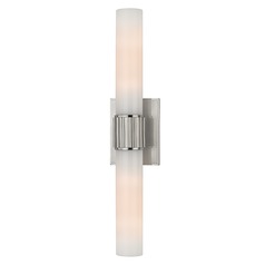 Fulton Satin Nickel Bathroom Light by Hudson Valley Lighting