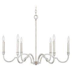 Demi 32-Inch Chandelier in Winter White by Capital Lighting